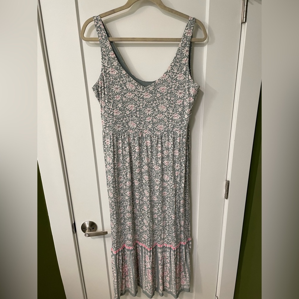 LOFT floral knit summer dress